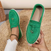 Paula - Eleganta loafers i mocka