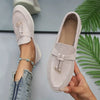 Paula - Eleganta loafers i mocka