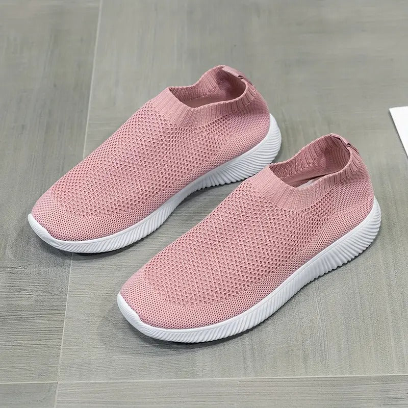 Skyslide™️ - Andningsaktiva sneakers med extra fotstöd för dam